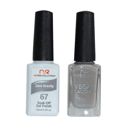 NuRevolution Trio Duo Gel &amp; Lacquer 067 Zero Gravity - EMOI SUPPLY