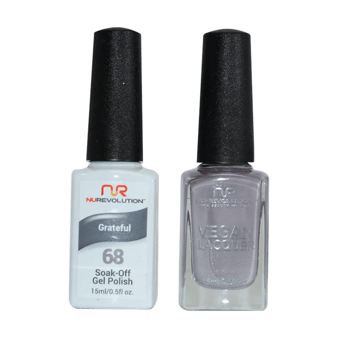 NuRevolution Trio Duo Gel &amp; Lacquer 068 Grateful - EMOI SUPPLY