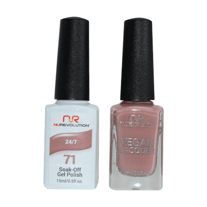 NuRevolution Trio Duo Gel &amp; Lacquer 071 24/7 - EMOI SUPPLY