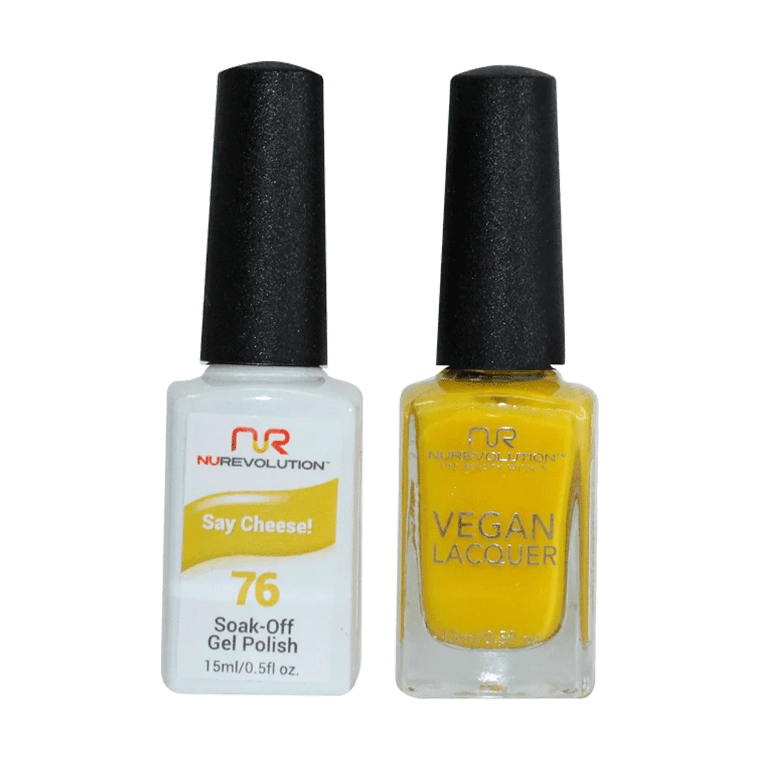 NuRevolution Trio Duo Gel &amp; Lacquer 076 Say Cheese! - EMOI SUPPLY