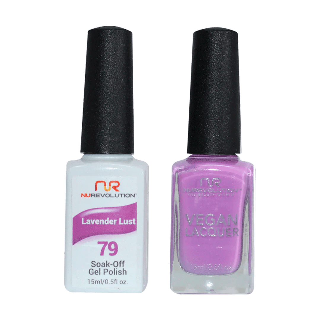 NuRevolution Trio Duo Gel &amp; Lacquer 079 Lavender Lust - EMOI SUPPLY
