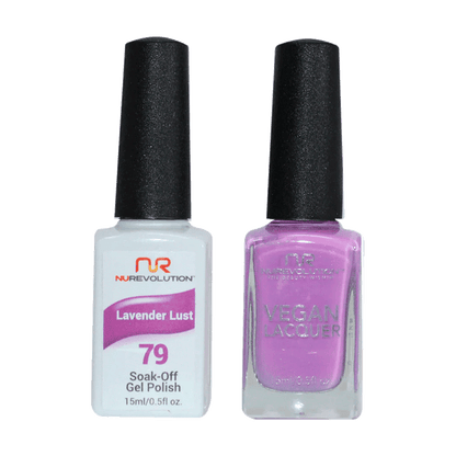 NuRevolution Trio Duo Gel &amp; Lacquer 079 Lavender Lust - EMOI SUPPLY