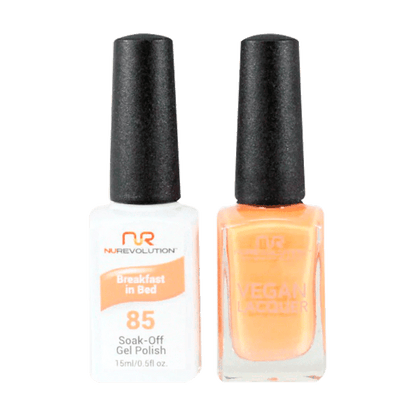 NuRevolution Trio Duo Gel &amp; Lacquer 085 Breakfast In Bed - EMOI SUPPLY