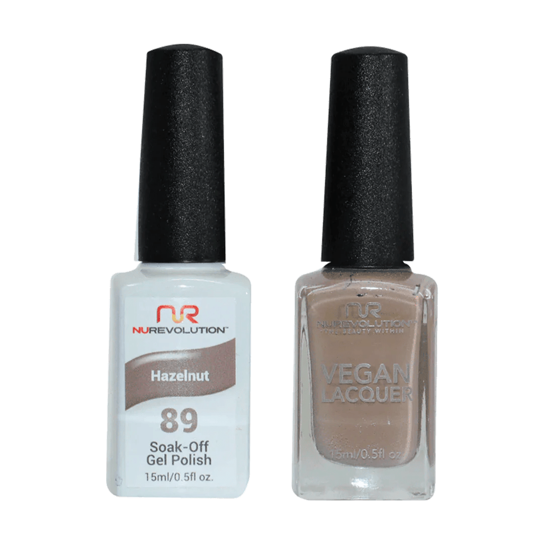 NuRevolution Trio Duo Gel &amp; Lacquer 089 Hazelnut - EMOI SUPPLY