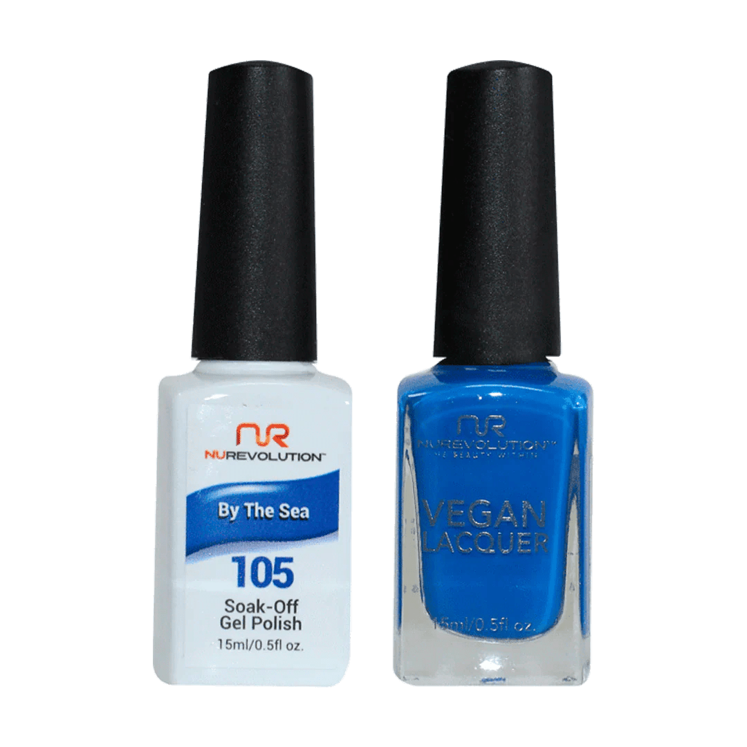 NuRevolution Trio Duo Gel &amp; Lacquer 105 By The Sea - EMOI SUPPLY