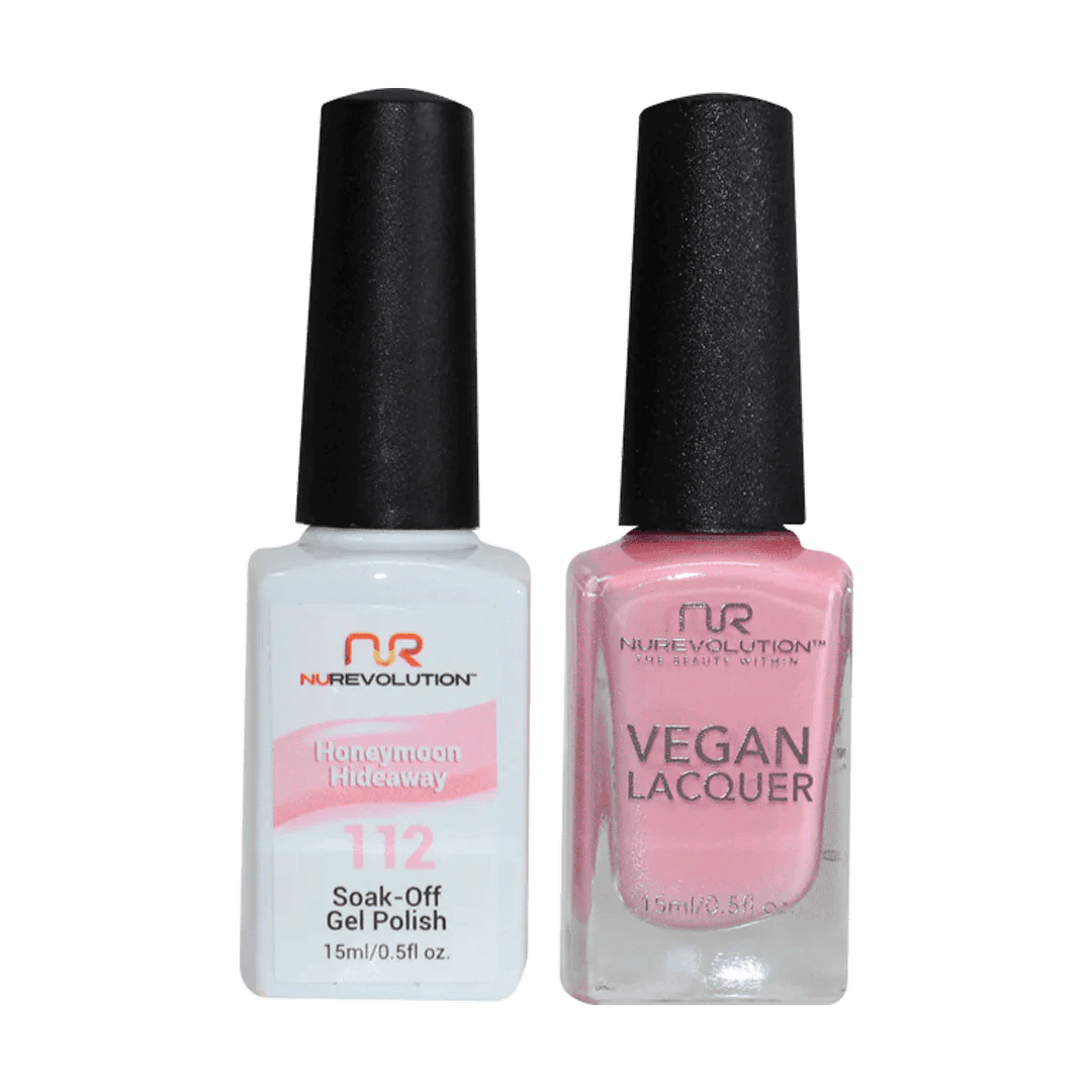 NuRevolution Trio Duo Gel &amp; Lacquer 112 Honeymoon Hideaway - EMOI SUPPLY