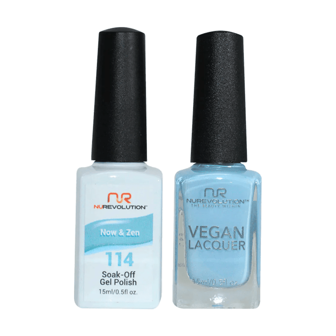 NuRevolution Trio Duo Gel &amp; Lacquer 114 Now &amp; Zen - EMOI SUPPLY