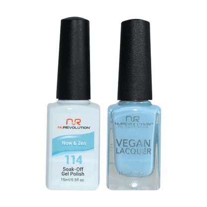 NuRevolution Trio Duo Gel &amp; Lacquer 114 Now &amp; Zen - EMOI SUPPLY