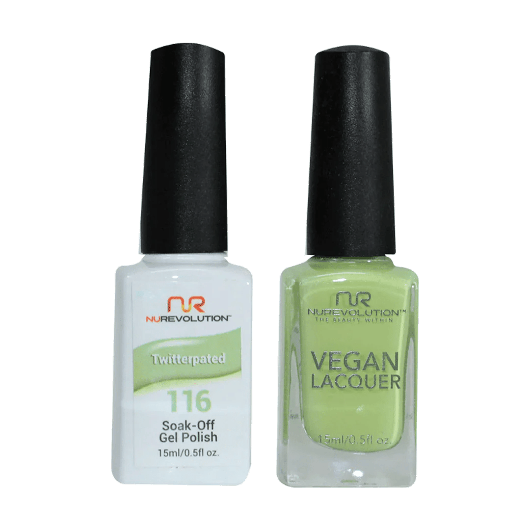 NuRevolution Trio Duo Gel &amp; Lacquer 116 Twitterpated - EMOI SUPPLY