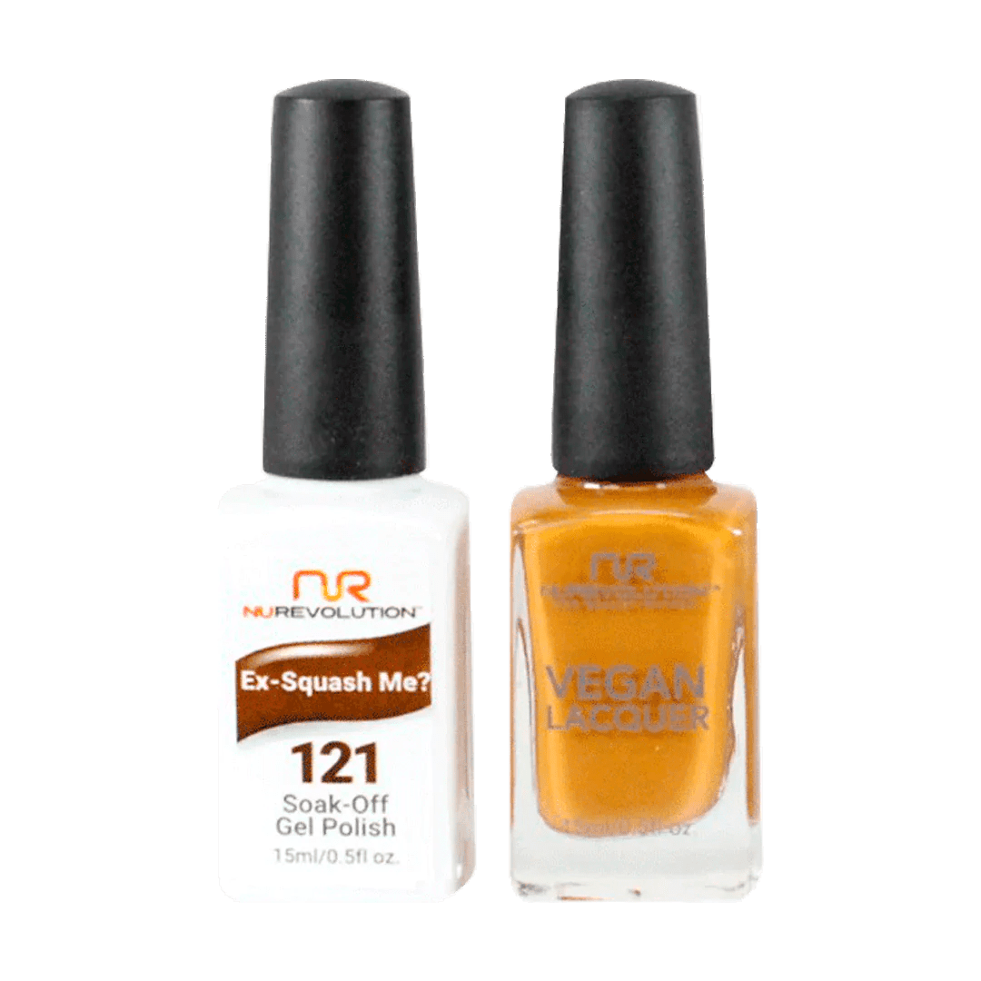 NuRevolution Trio Duo Gel &amp; Lacquer 121 Ex - Squash Me? - EMOI SUPPLY