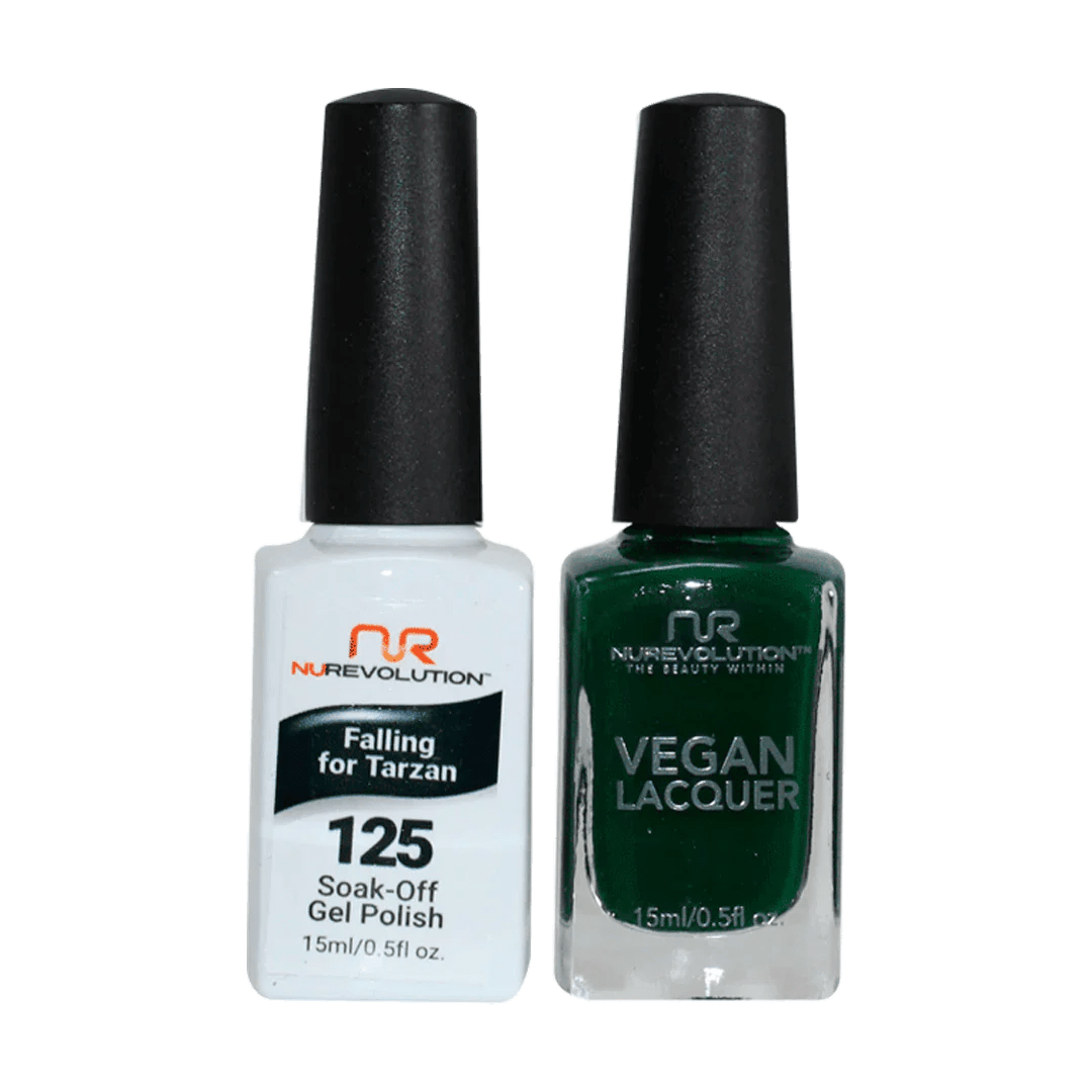NuRevolution Trio Duo Gel &amp; Lacquer 125 Falling of Tarzan - EMOI SUPPLY