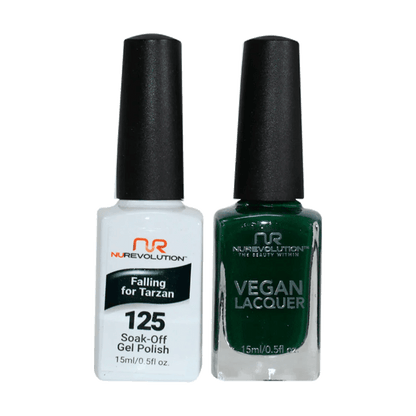 NuRevolution Trio Duo Gel &amp; Lacquer 125 Falling of Tarzan - EMOI SUPPLY