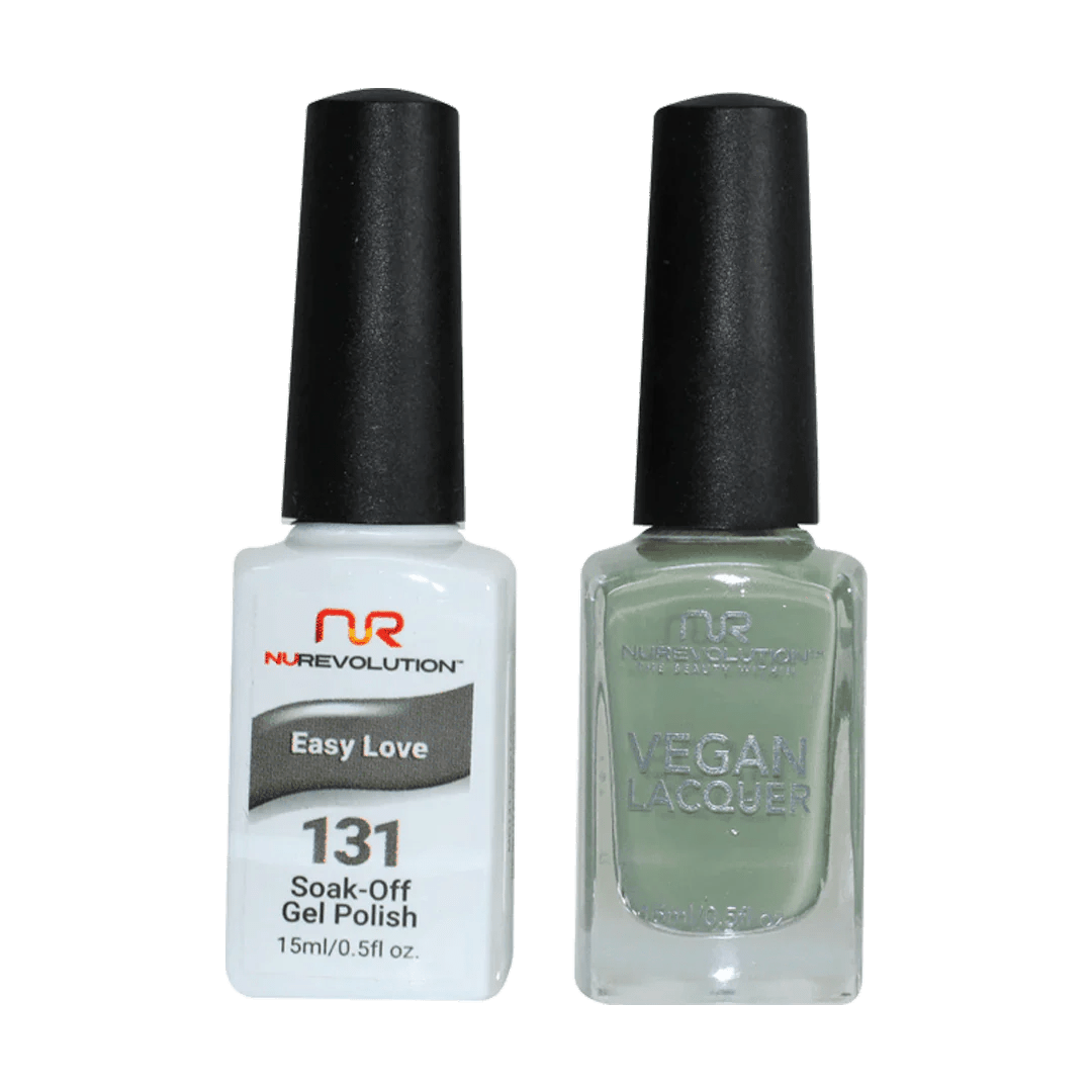 NuRevolution Trio Duo Gel &amp; Lacquer 131 Easy Love - EMOI SUPPLY
