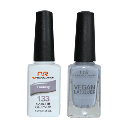NuRevolution Trio Duo Gel &amp; Lacquer 133 Fantasy - EMOI SUPPLY