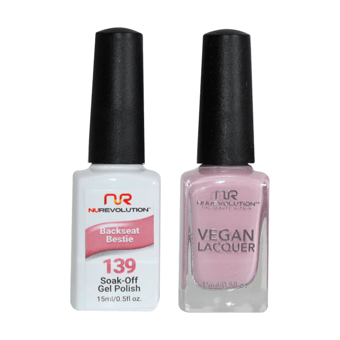 NuRevolution Trio Duo Gel &amp; Lacquer 139 Backseat Bestie - EMOI SUPPLY
