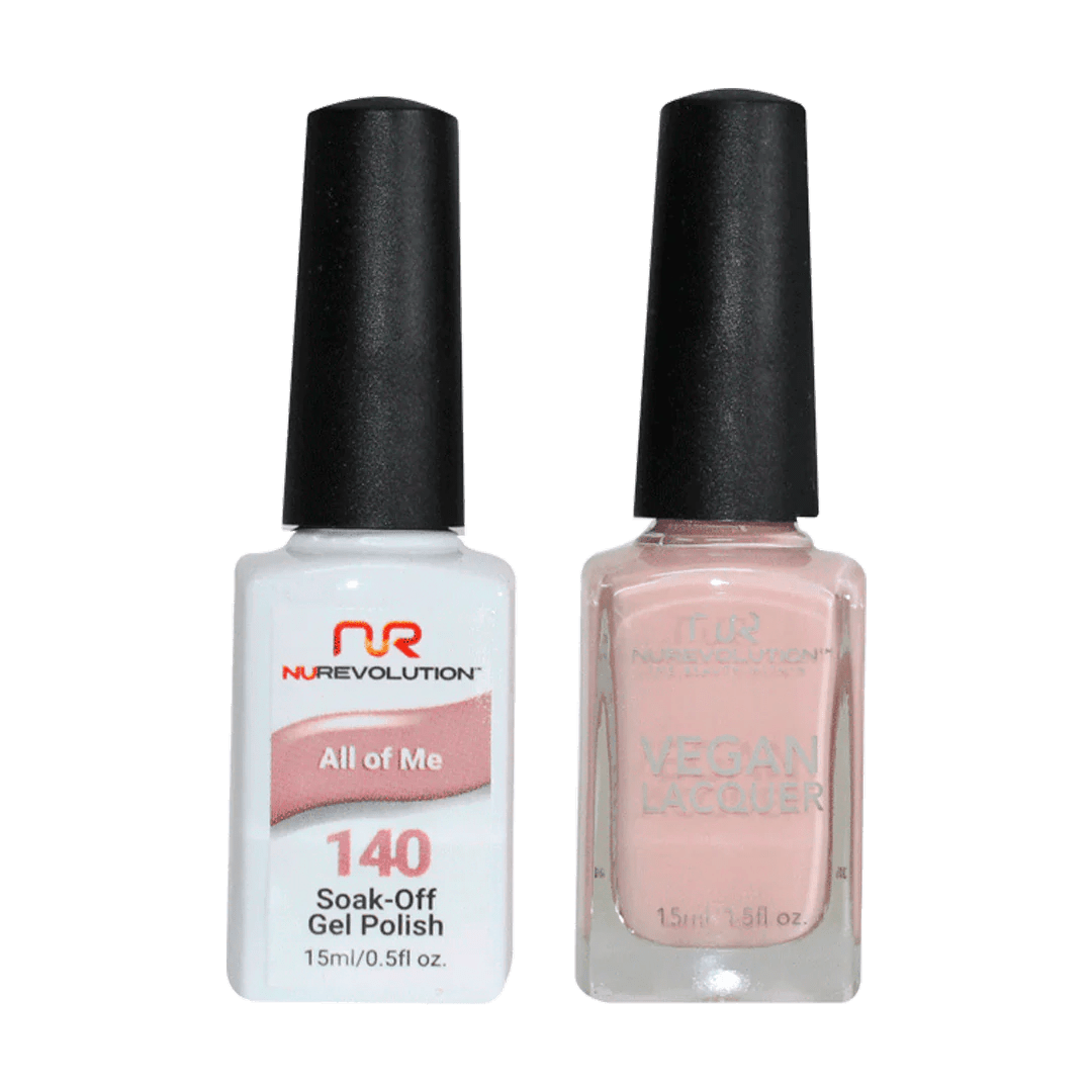 NuRevolution Trio Duo Gel &amp; Lacquer 140 All of Me - EMOI SUPPLY