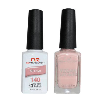 NuRevolution Trio Duo Gel &amp; Lacquer 140 All of Me - EMOI SUPPLY