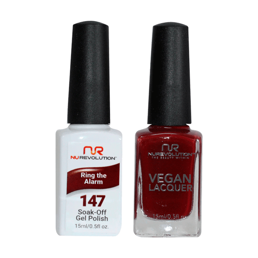 NuRevolution Trio Duo Gel &amp; Lacquer 147 Ring the Alarm - EMOI SUPPLY