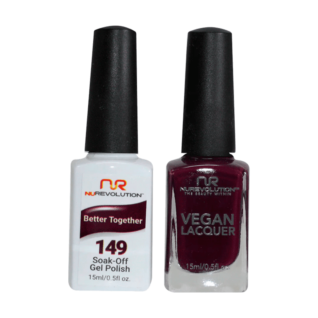 NuRevolution Trio Duo Gel &amp; Lacquer 149 Better Together - EMOI SUPPLY