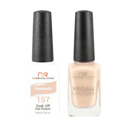 NuRevolution Trio Duo Gel &amp; Lacquer 157 Boardwalk - EMOI SUPPLY