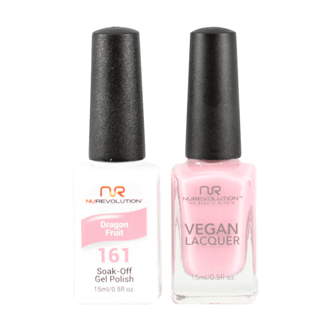 NuRevolution Trio Duo Gel &amp; Lacquer 161 Dragon Fruit - EMOI SUPPLY