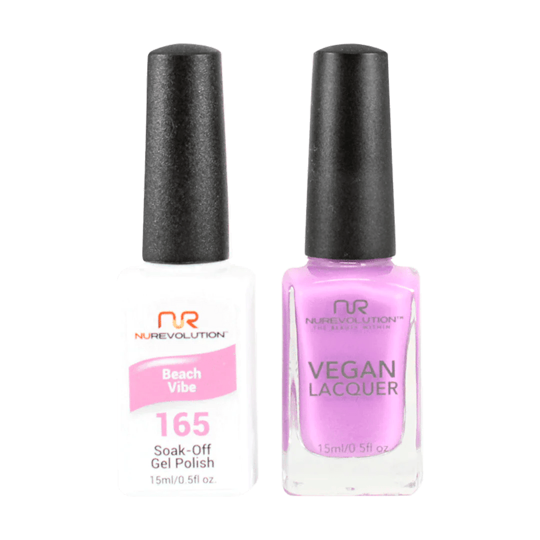 NuRevolution Trio Duo Gel &amp; Lacquer 165 Beach Vibe - EMOI SUPPLY