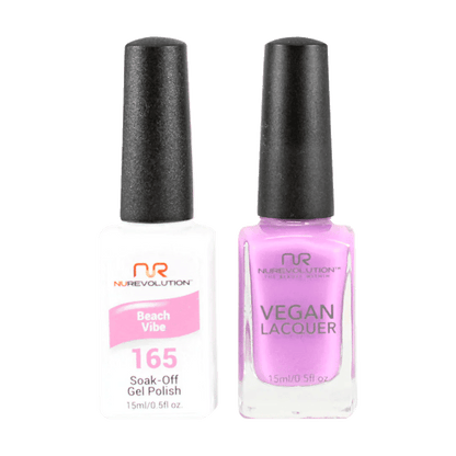 NuRevolution Trio Duo Gel &amp; Lacquer 165 Beach Vibe - EMOI SUPPLY