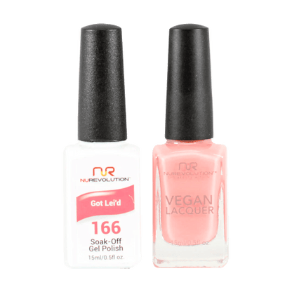 NuRevolution Trio Duo Gel &amp; Lacquer 166 Got Lei&