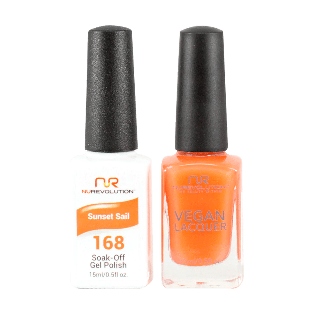 NuRevolution Trio Duo Gel &amp; Lacquer 168 Sunset Sail - EMOI SUPPLY