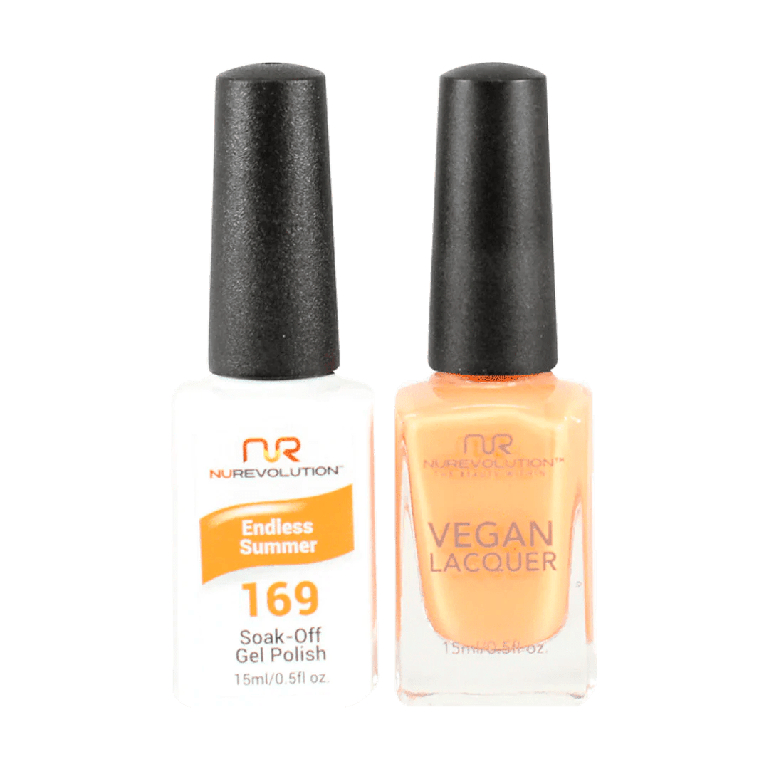 NuRevolution Trio Duo Gel &amp; Lacquer 169 Endless Summer - EMOI SUPPLY