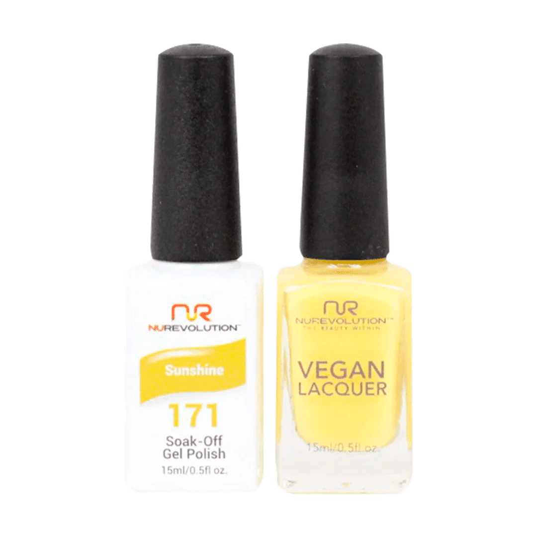 NuRevolution Trio Duo Gel &amp; Lacquer 171 Sunshine - EMOI SUPPLY