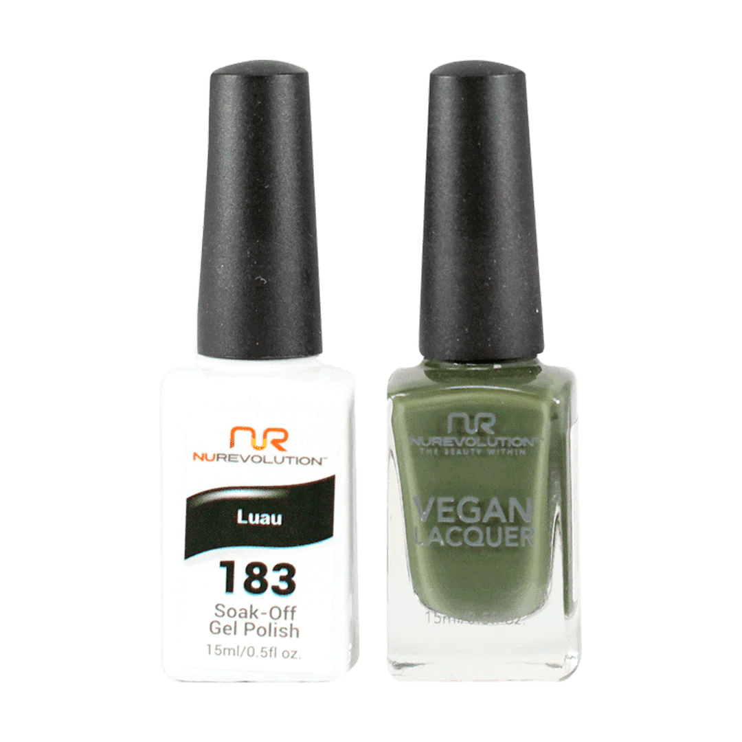 NuRevolution Trio Duo Gel &amp; Lacquer 183 Luau - EMOI SUPPLY