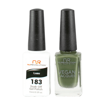 NuRevolution Trio Duo Gel &amp; Lacquer 183 Luau - EMOI SUPPLY