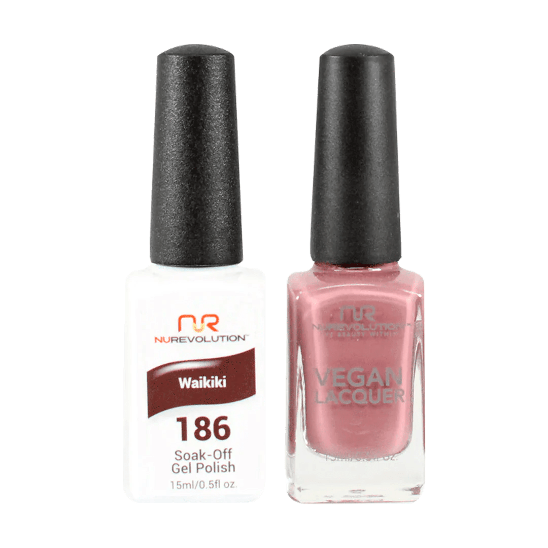 NuRevolution Trio Duo Gel & Lacquer 186 Waikiki - EMOI SUPPLY