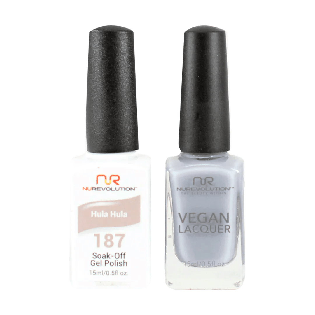 NuRevolution Trio Duo Gel &amp; Lacquer 187 Hula Hula - EMOI SUPPLY