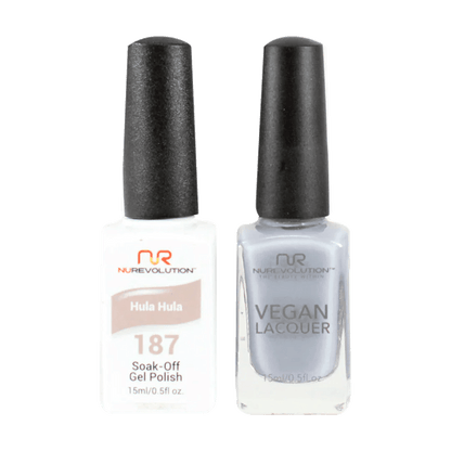 NuRevolution Trio Duo Gel &amp; Lacquer 187 Hula Hula - EMOI SUPPLY