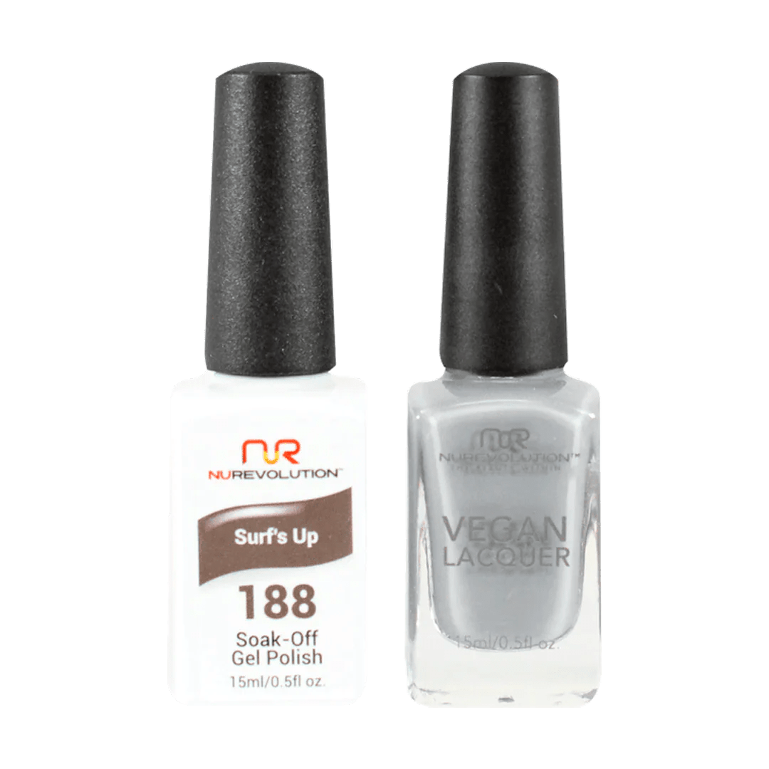 NuRevolution Trio Duo Gel &amp; Lacquer 188 Surf&