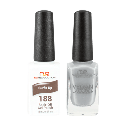 NuRevolution Trio Duo Gel &amp; Lacquer 188 Surf&