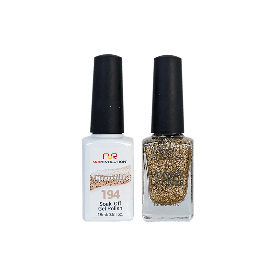 NuRevolution Trio Duo Gel &amp; Lacquer 194 Masquerade - EMOI SUPPLY