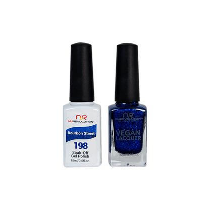 NuRevolution Trio Duo Gel &amp; Lacquer 198 Bourbon Street - EMOI SUPPLY