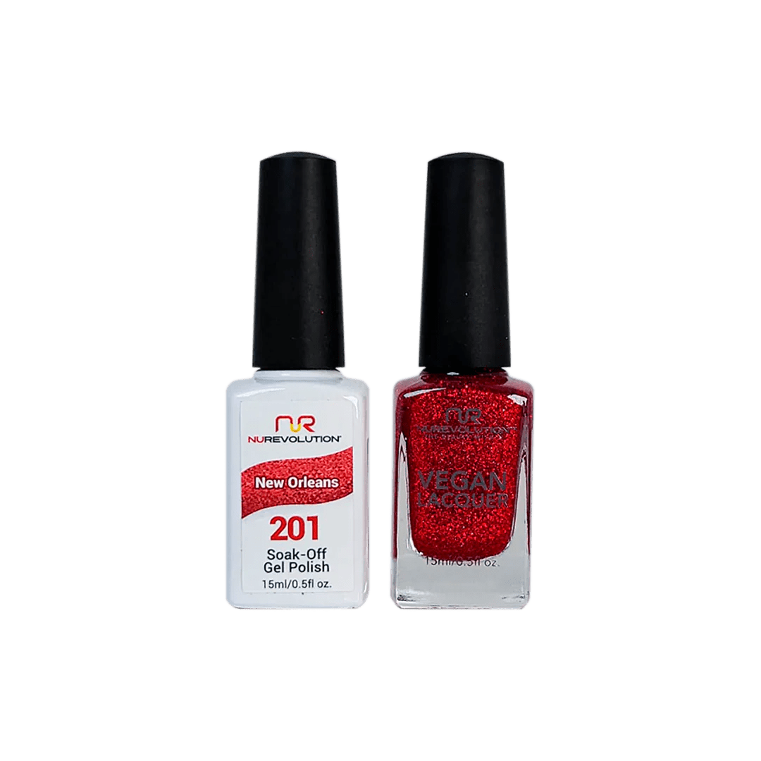 NuRevolution Trio Duo Gel &amp; Lacquer 201 New Orleans - EMOI SUPPLY