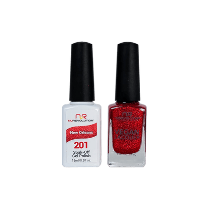 NuRevolution Trio Duo Gel &amp; Lacquer 201 New Orleans - EMOI SUPPLY