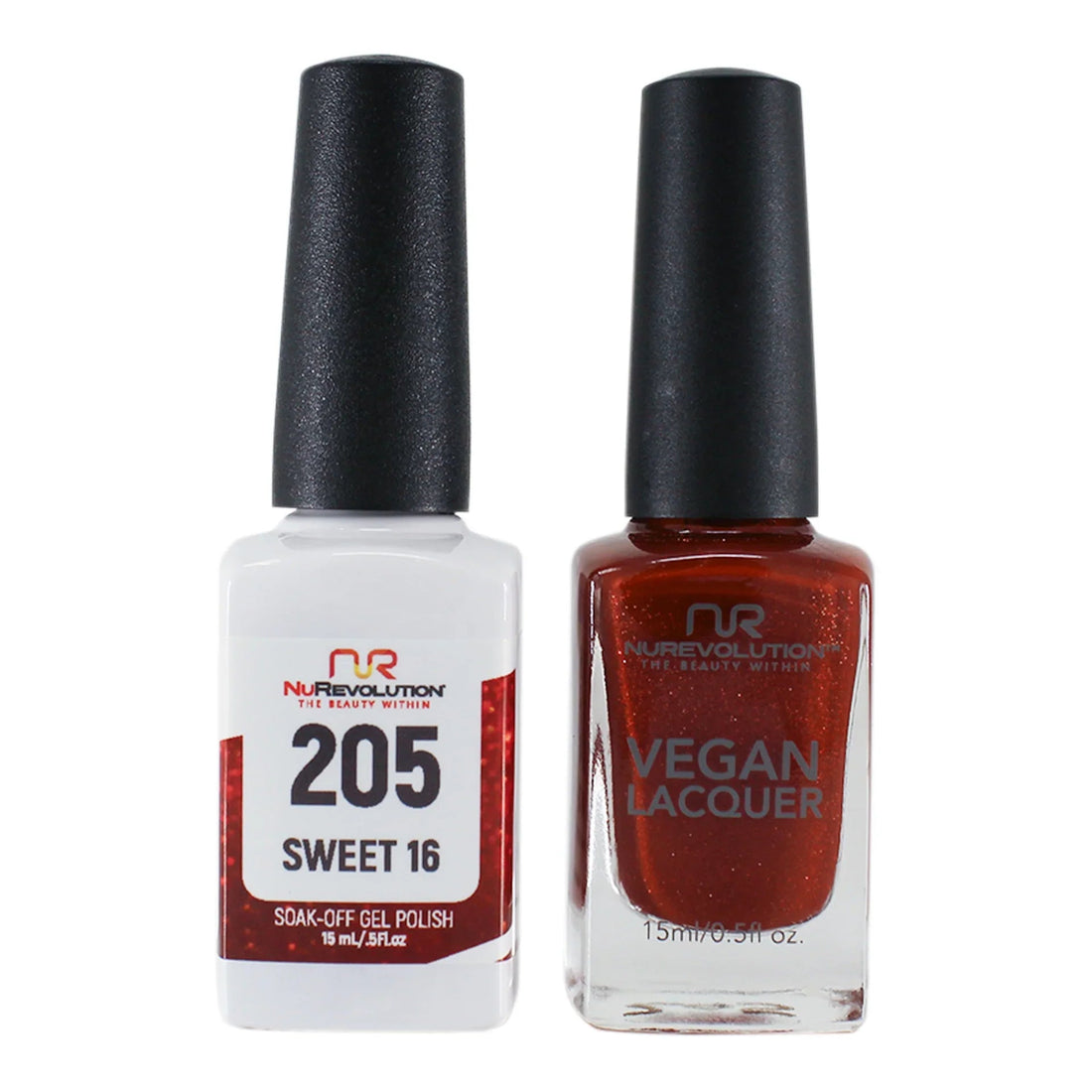 NuRevolution Trio Duo Gel & Lacquer 205 Sweet 16 - EMOI SUPPLY