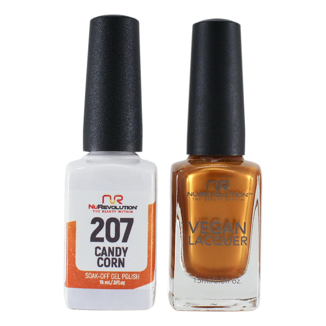NuRevolution Trio Duo Gel & Lacquer 207 Candy Corn - EMOI SUPPLY