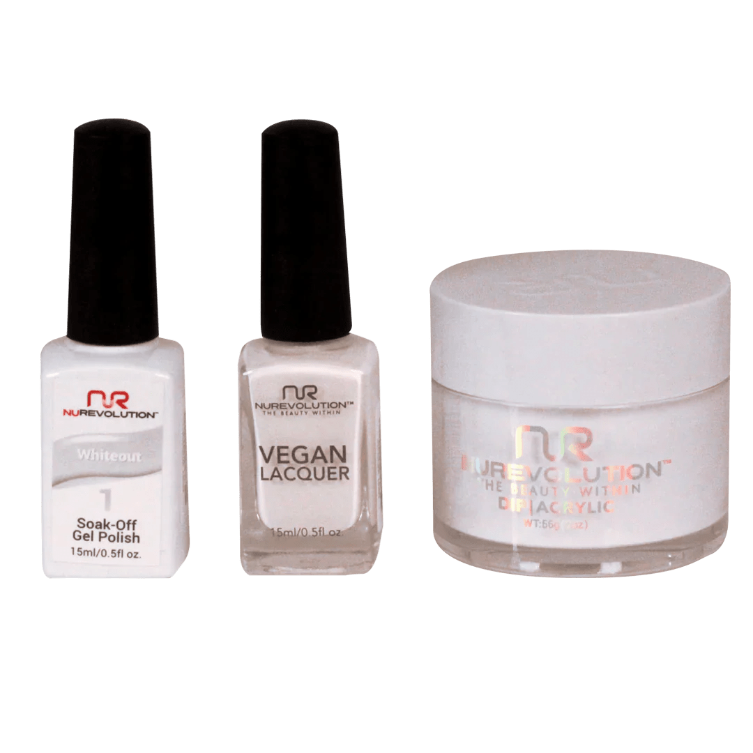 NuRevolution Trio set 001 Whiteout - EMOI SUPPLY