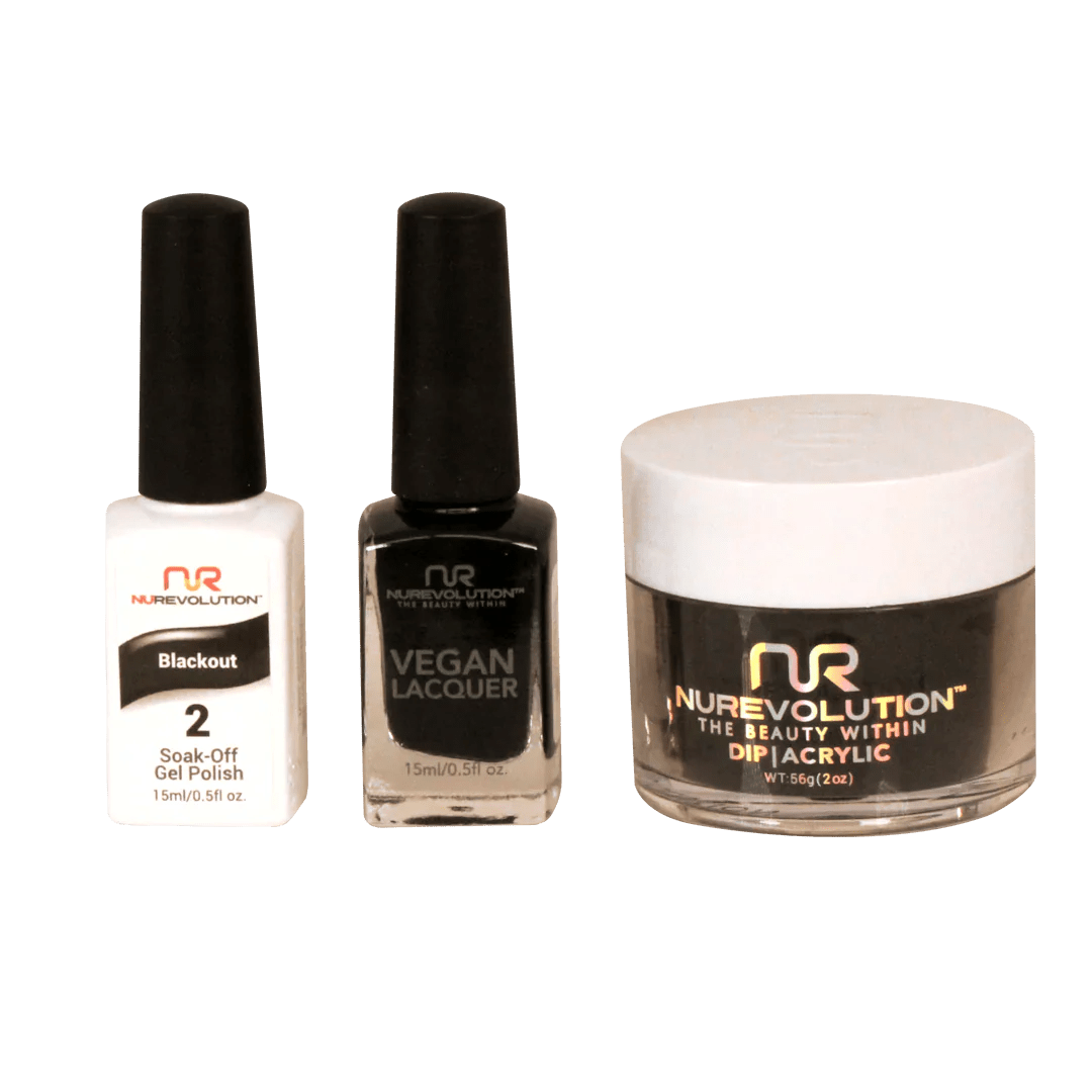 NuRevolution Trio set 002 Blackout - EMOI SUPPLY