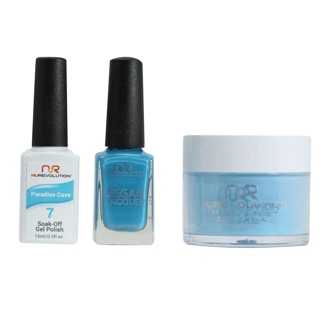 NuRevolution Trio set 007 Paradise Cove - EMOI SUPPLY