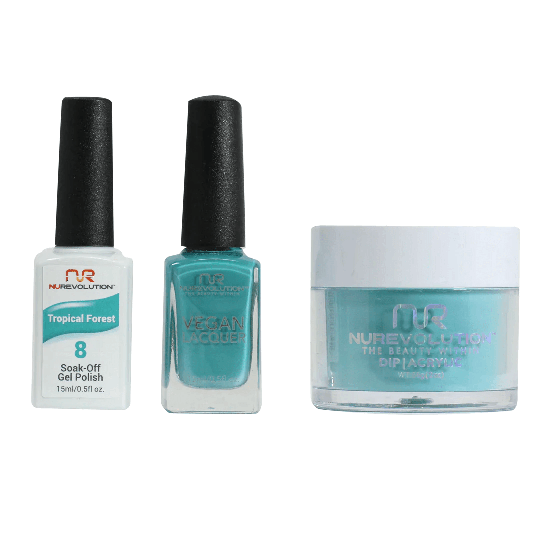 NuRevolution Trio set 008 Tropical Forest - EMOI SUPPLY