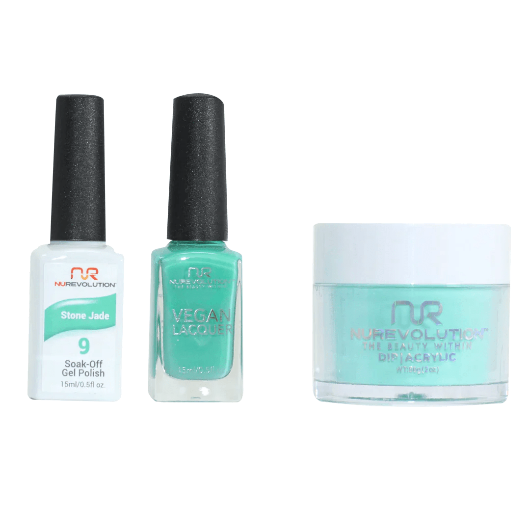NuRevolution Trio set 009 Stone Jade - EMOI SUPPLY
