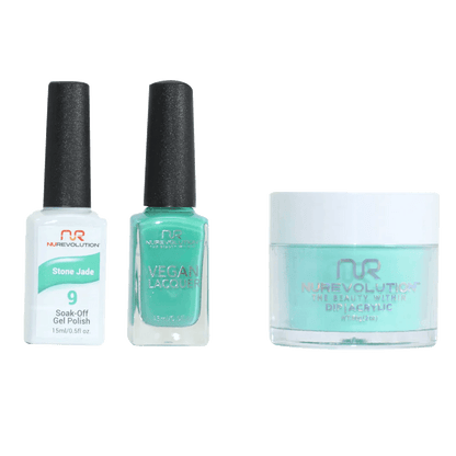 NuRevolution Trio set 009 Stone Jade - EMOI SUPPLY